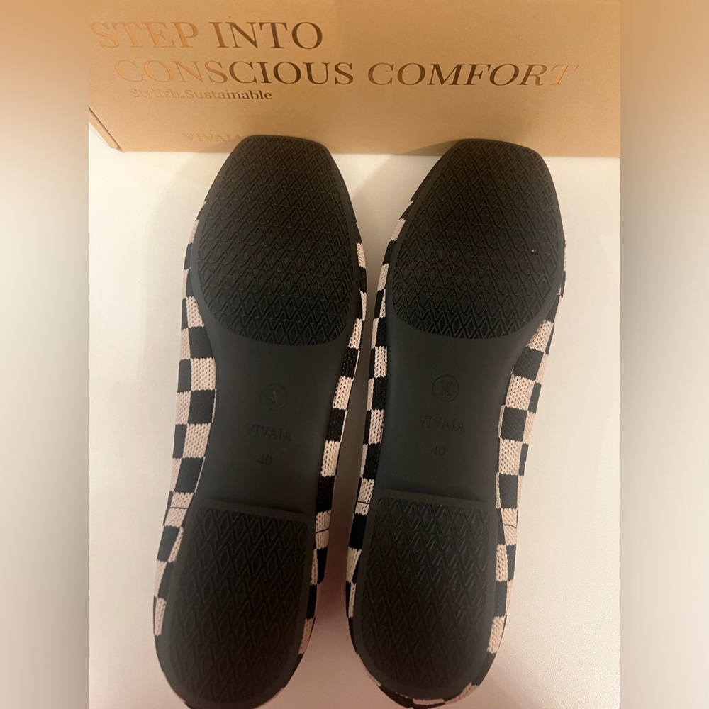Vivaia checkered flats - Picture 6 of 12